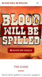 Mobile Screenshot of bloodwillbespilled.com